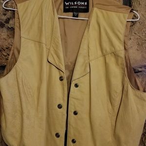 Wilson leather vest
